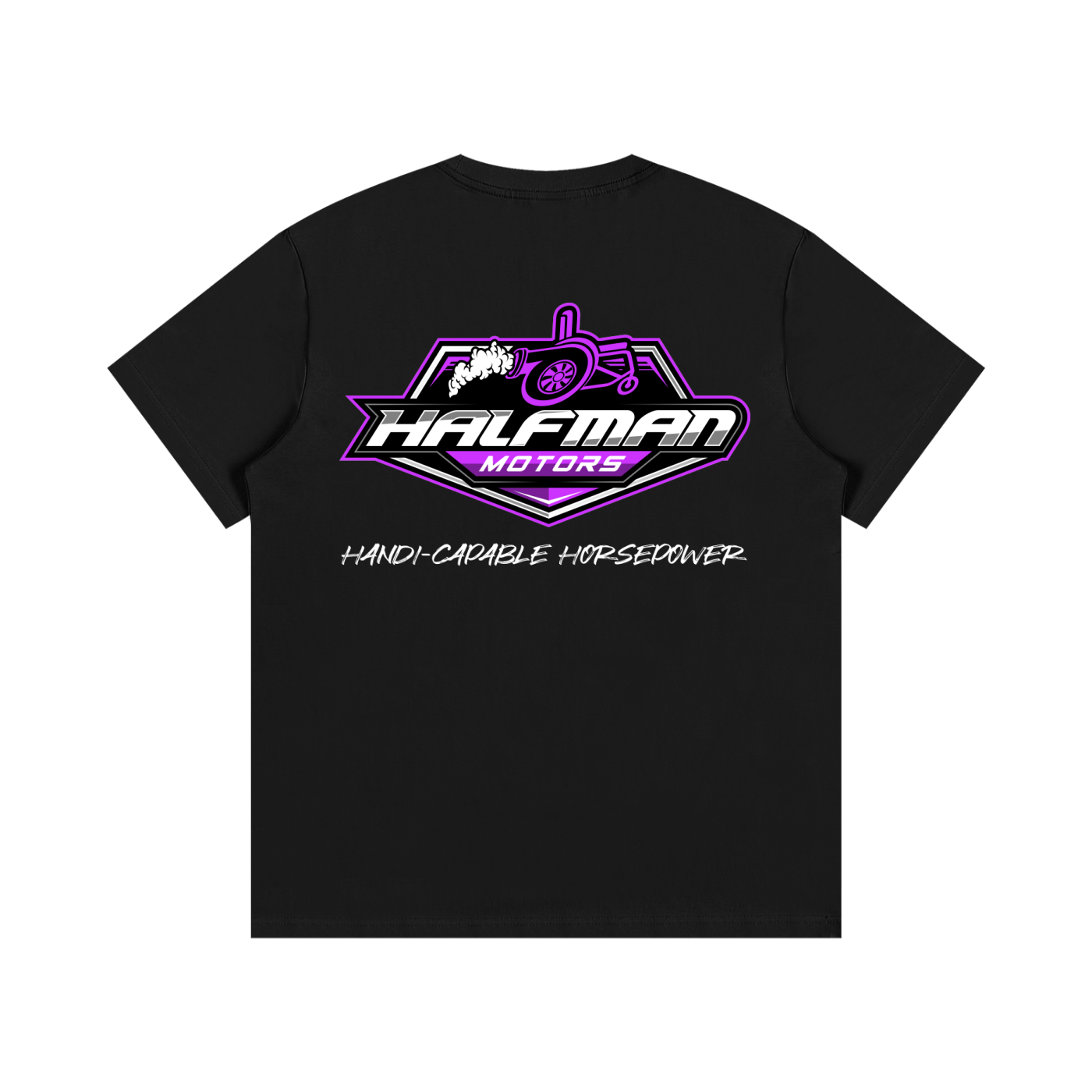 Half Man Motors tee
